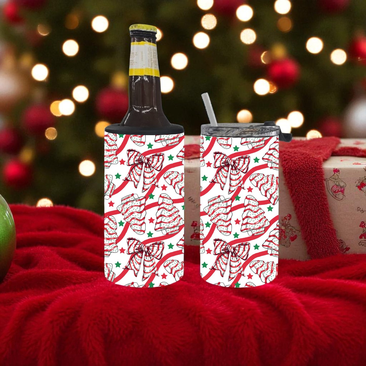 Sweet Tree Delight 4-in-1 Can Cooler Tumbler