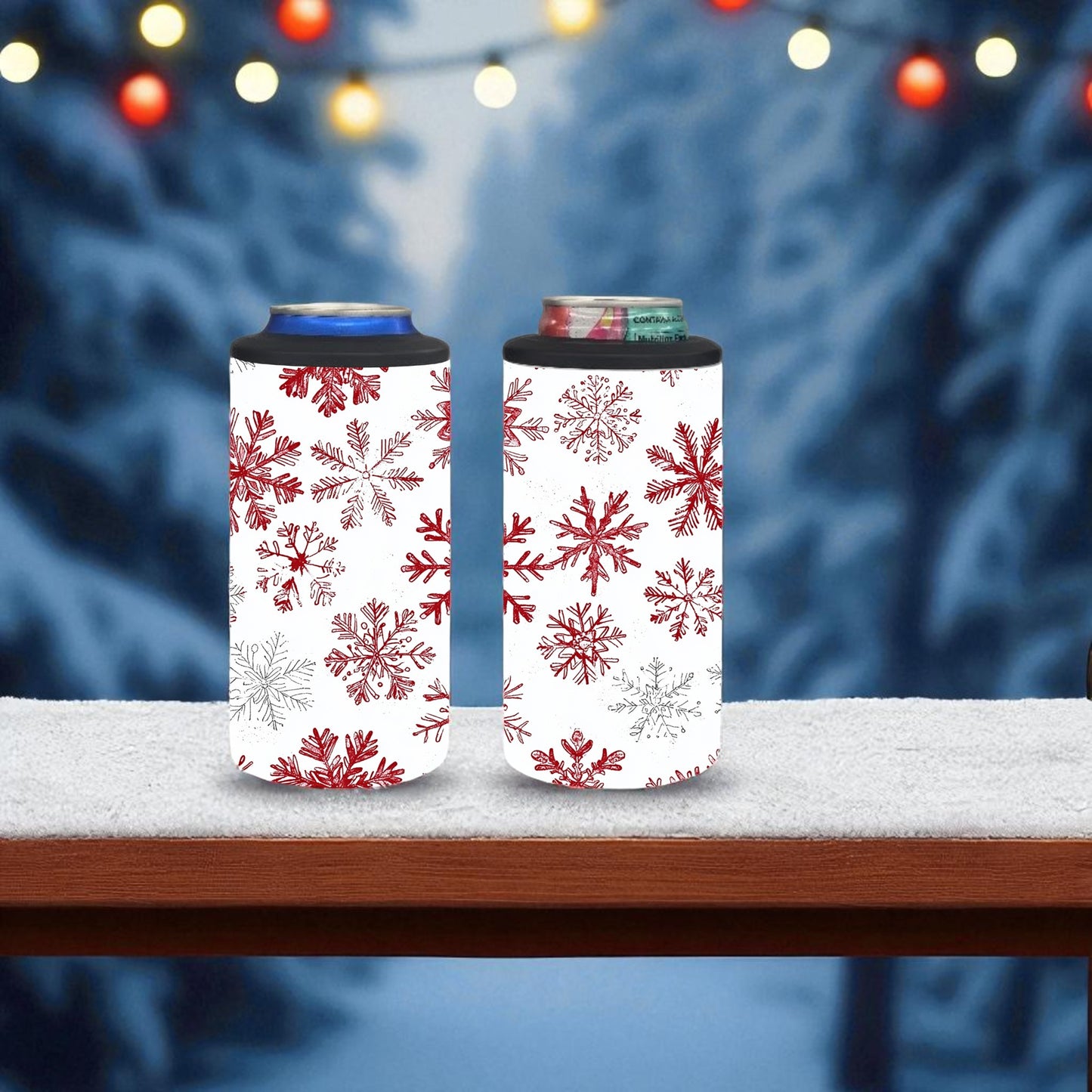 Frosted Flurries 4-in-1 Can Cooler Tumbler