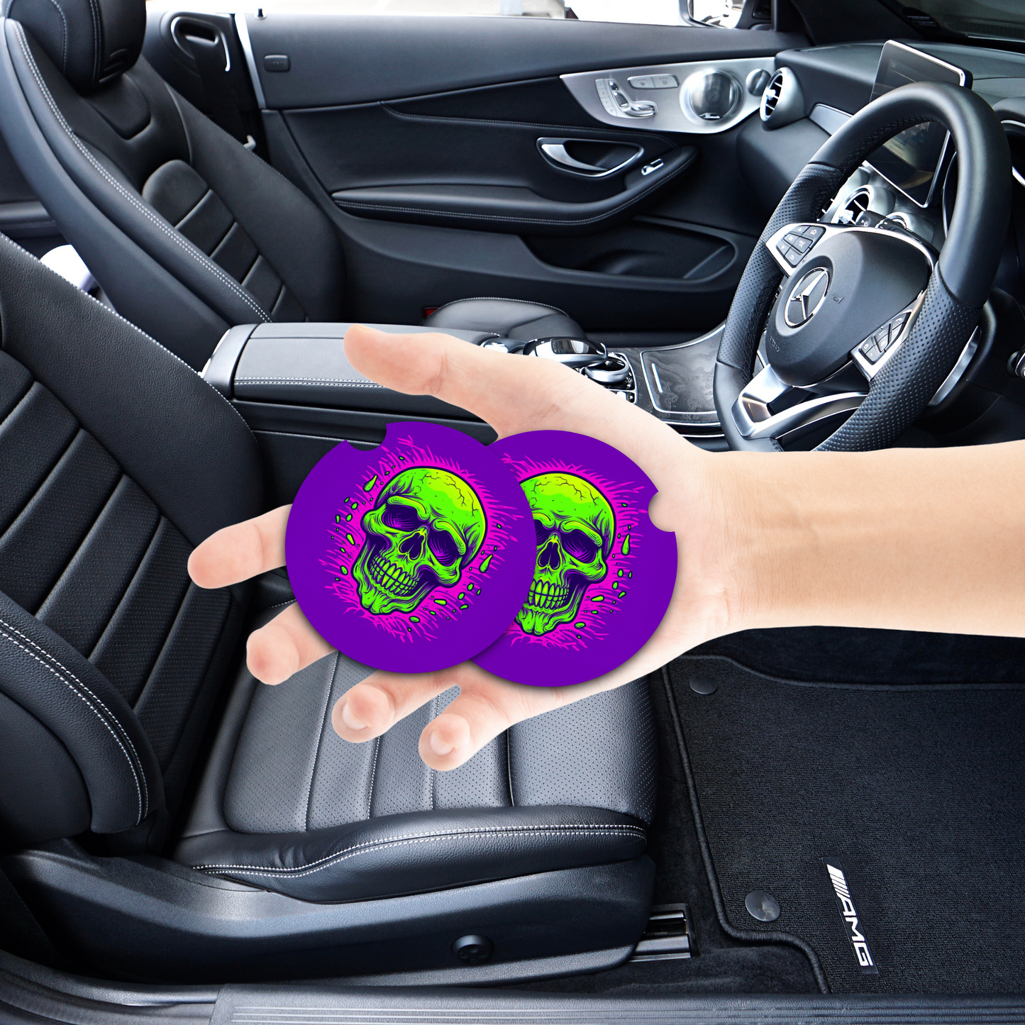 Toxic Glow Car Coaster