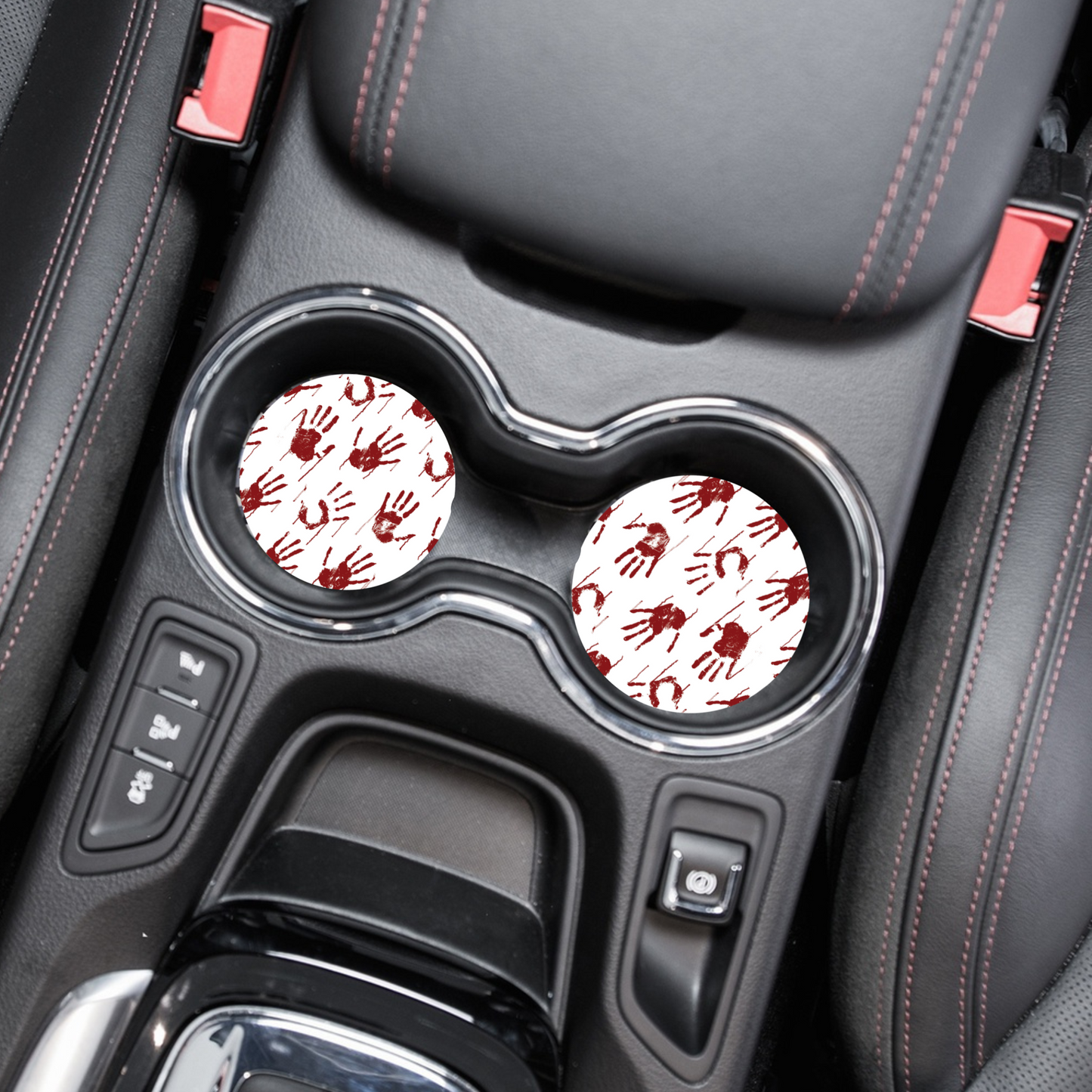 Bloody Prints Car Coaster