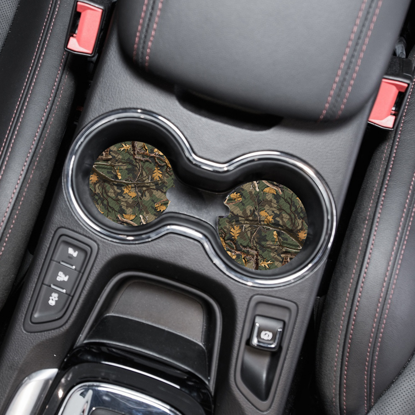 Woodland Camo Car Coaster