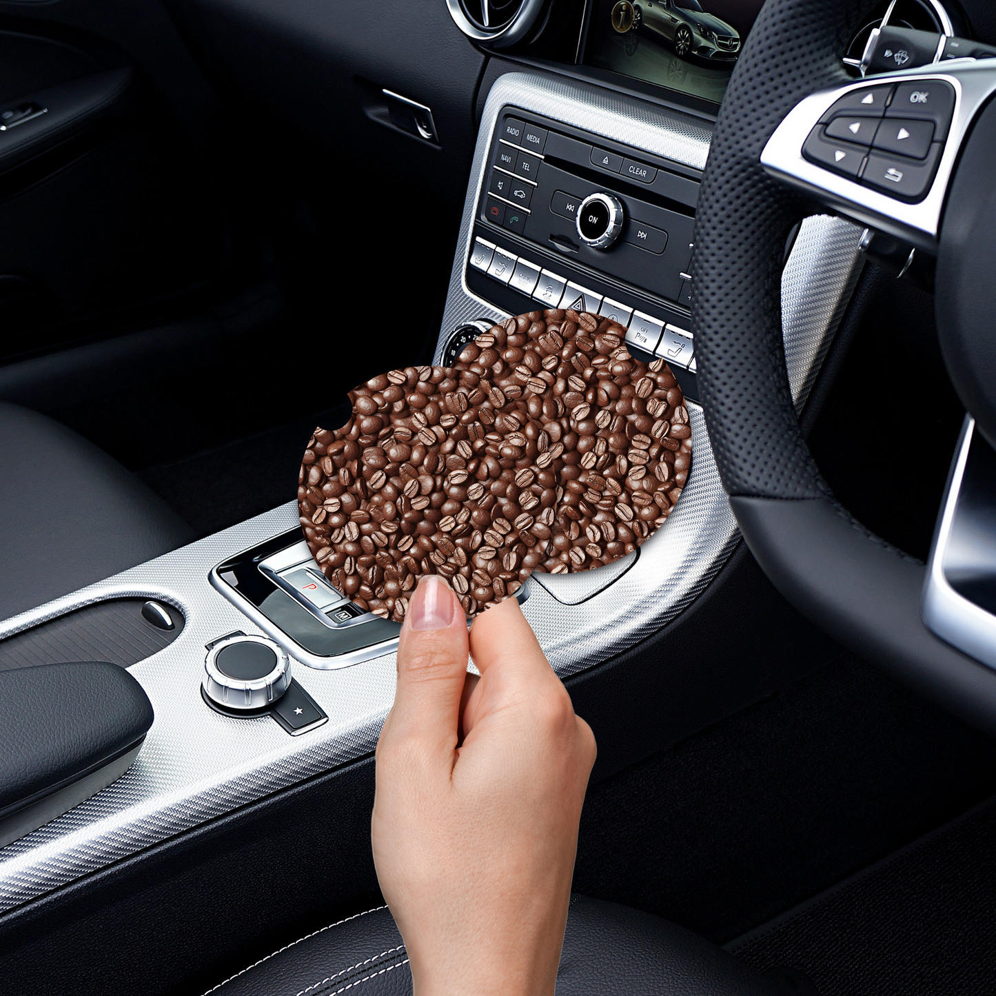 Brewed Bliss Car Coaster