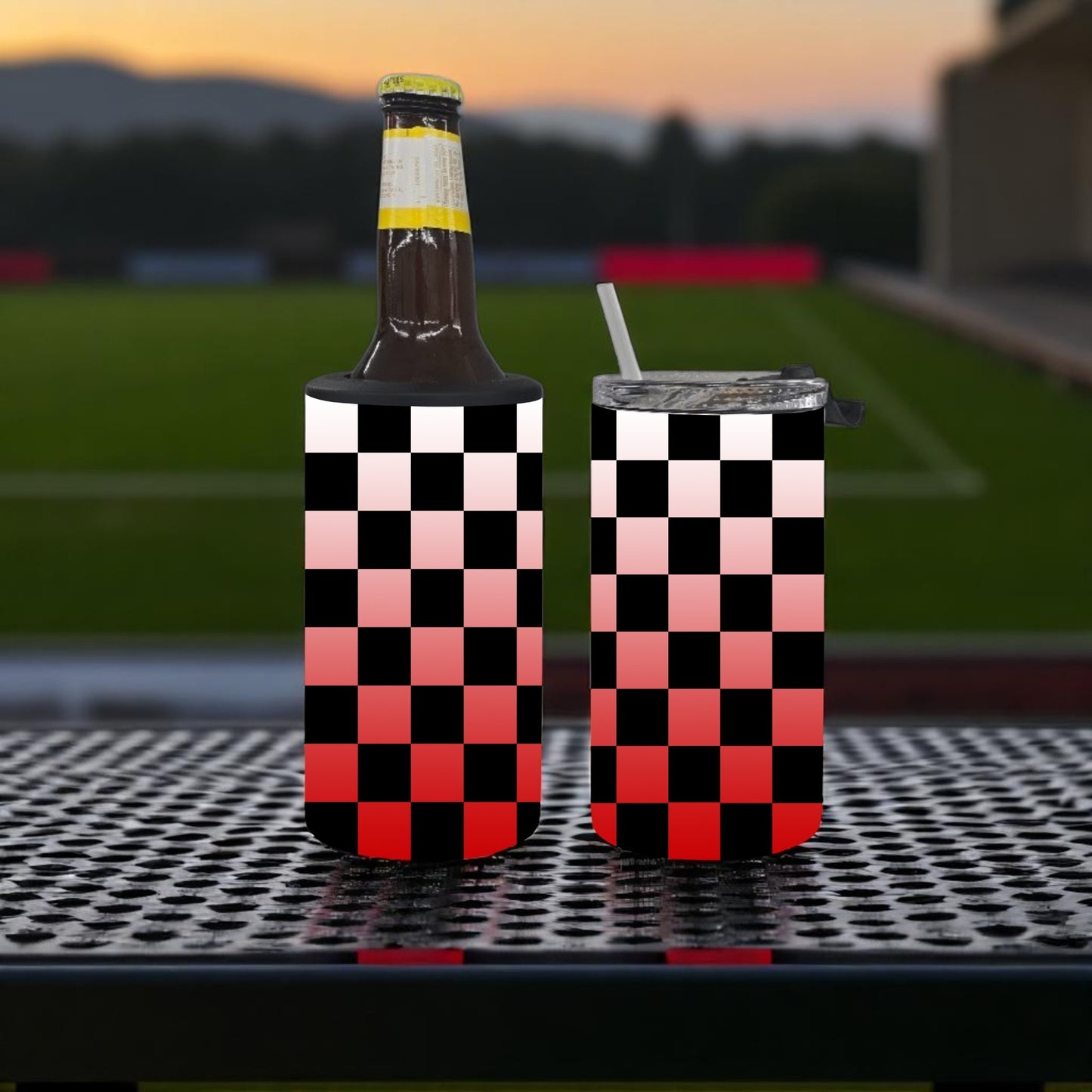 Candy Apple Fade 4-in-1 Can Cooler Cup
