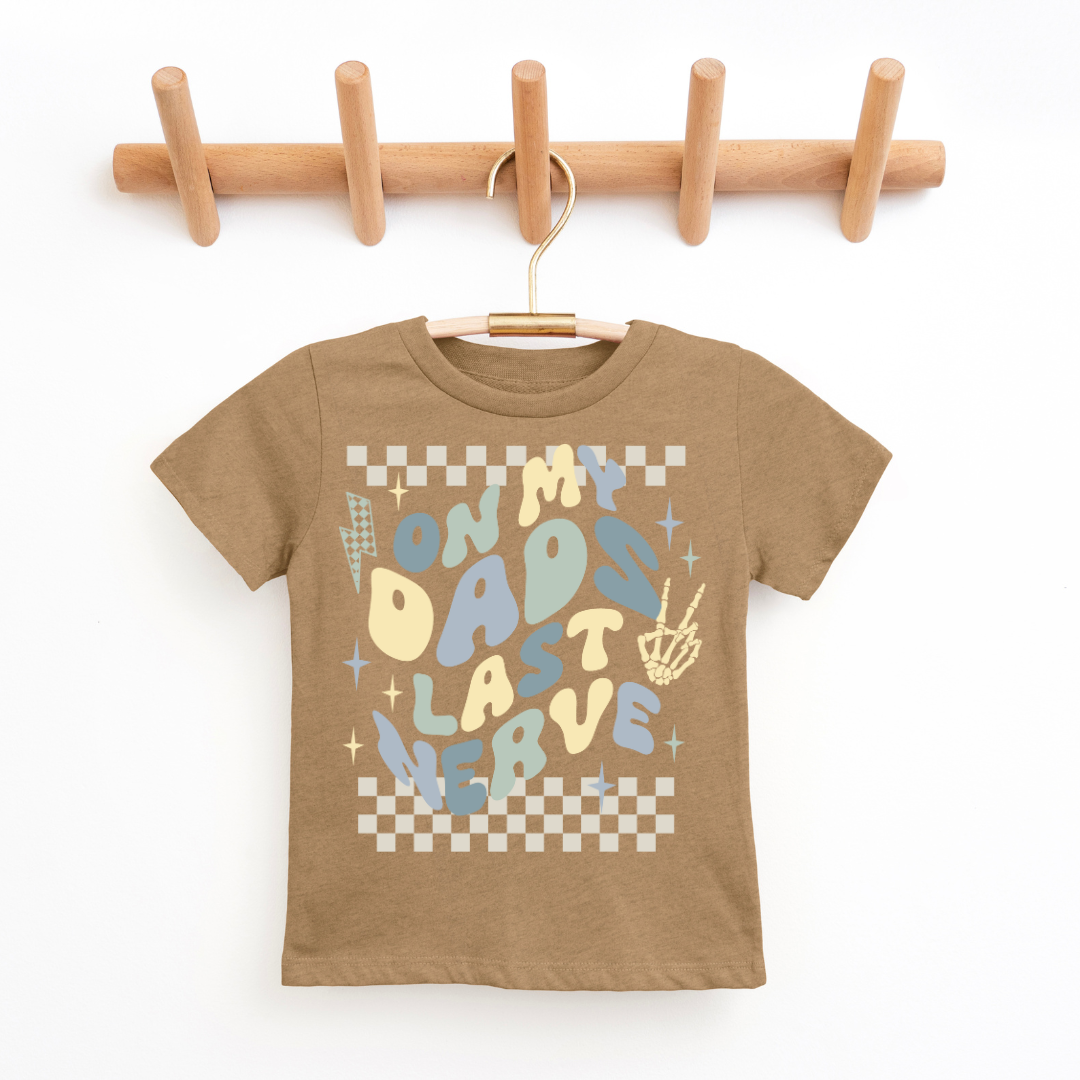 On My Dad's Last Nerve Youth & Toddler Graphic Tee