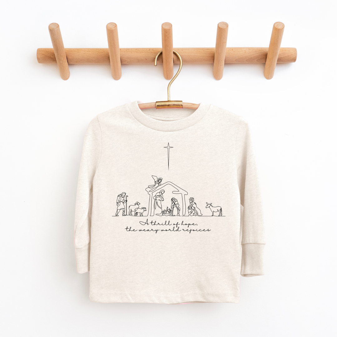 A Thrill Of Hope Youth & Toddler Long Sleeve Graphic Tee