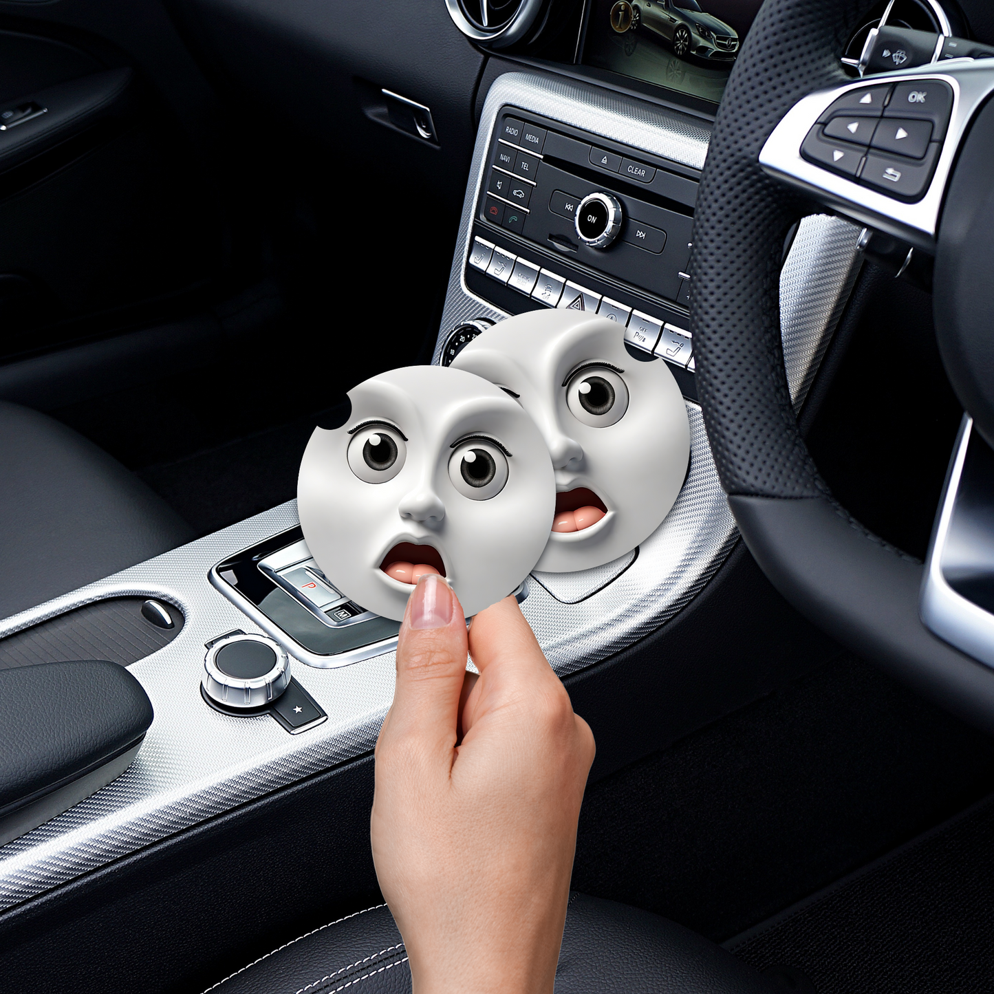 Highway Hypnosis Car Coaster