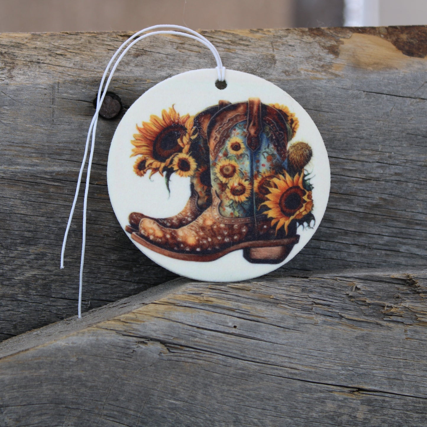 Cowgirl Boots Re-Scentable Car Freshener