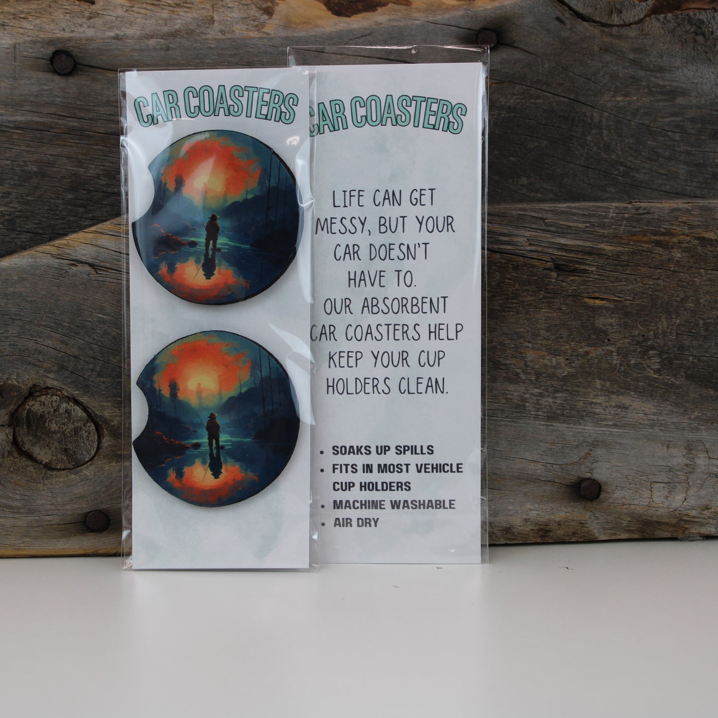 Fisherman - Car Coasters