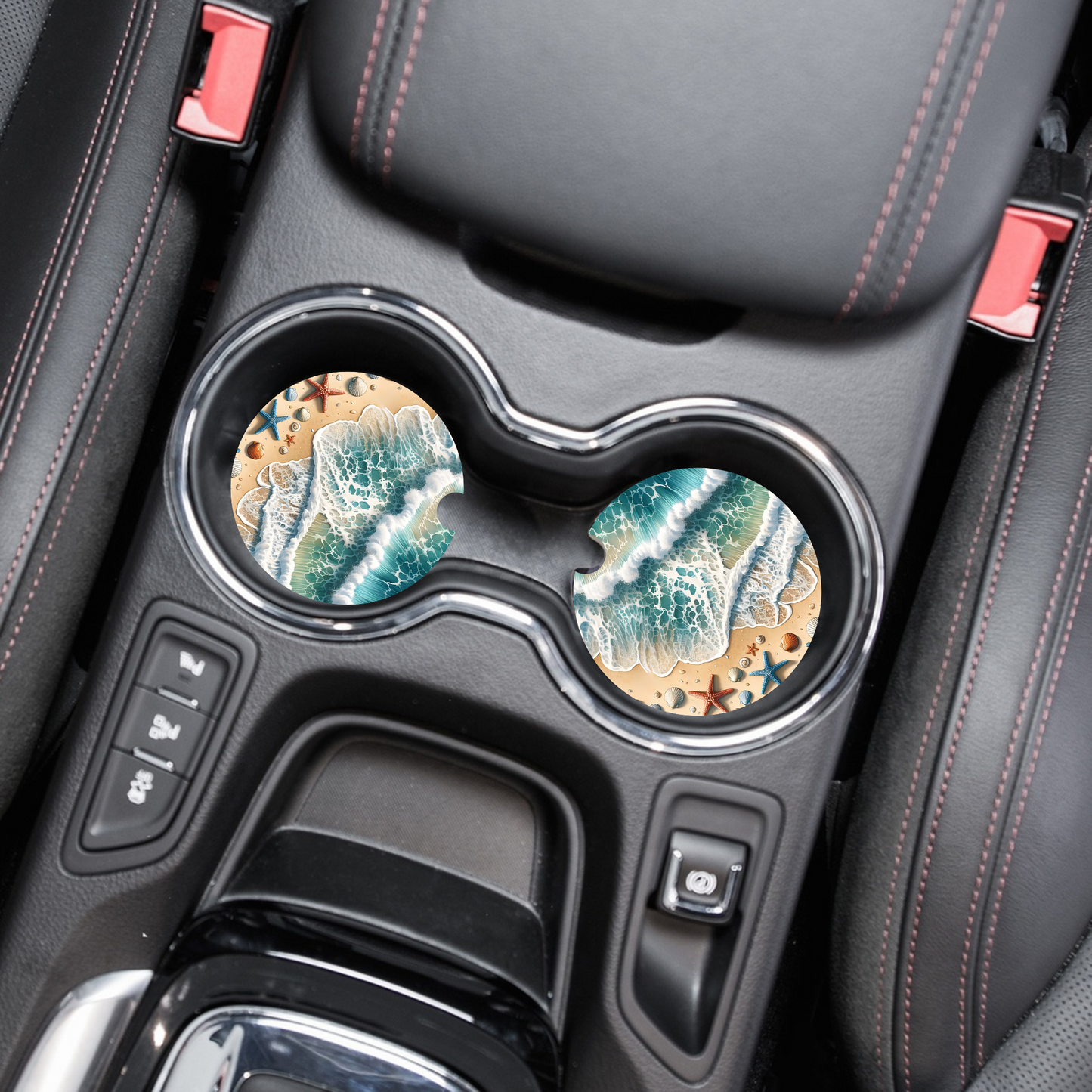 Tide & Treasure Car Coaster