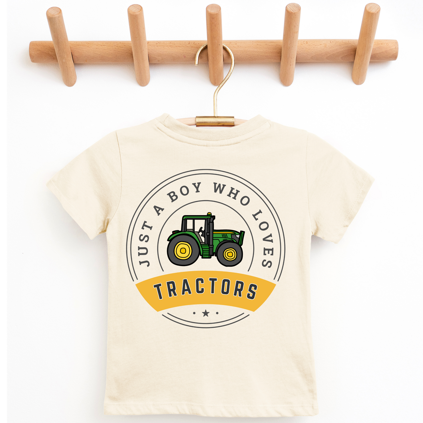 Just A Boy Who Loves Tractors Toddler/Youth Graphic Tee