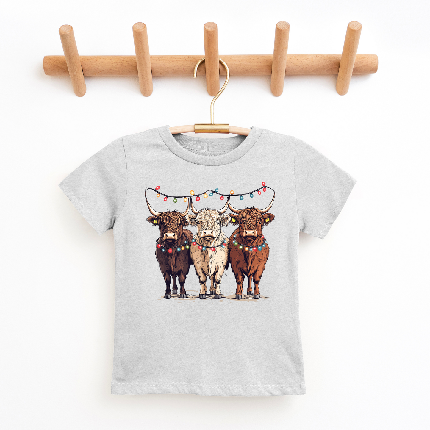 Toddler Christmas Cow Youth & Toddler Graphic Tee
