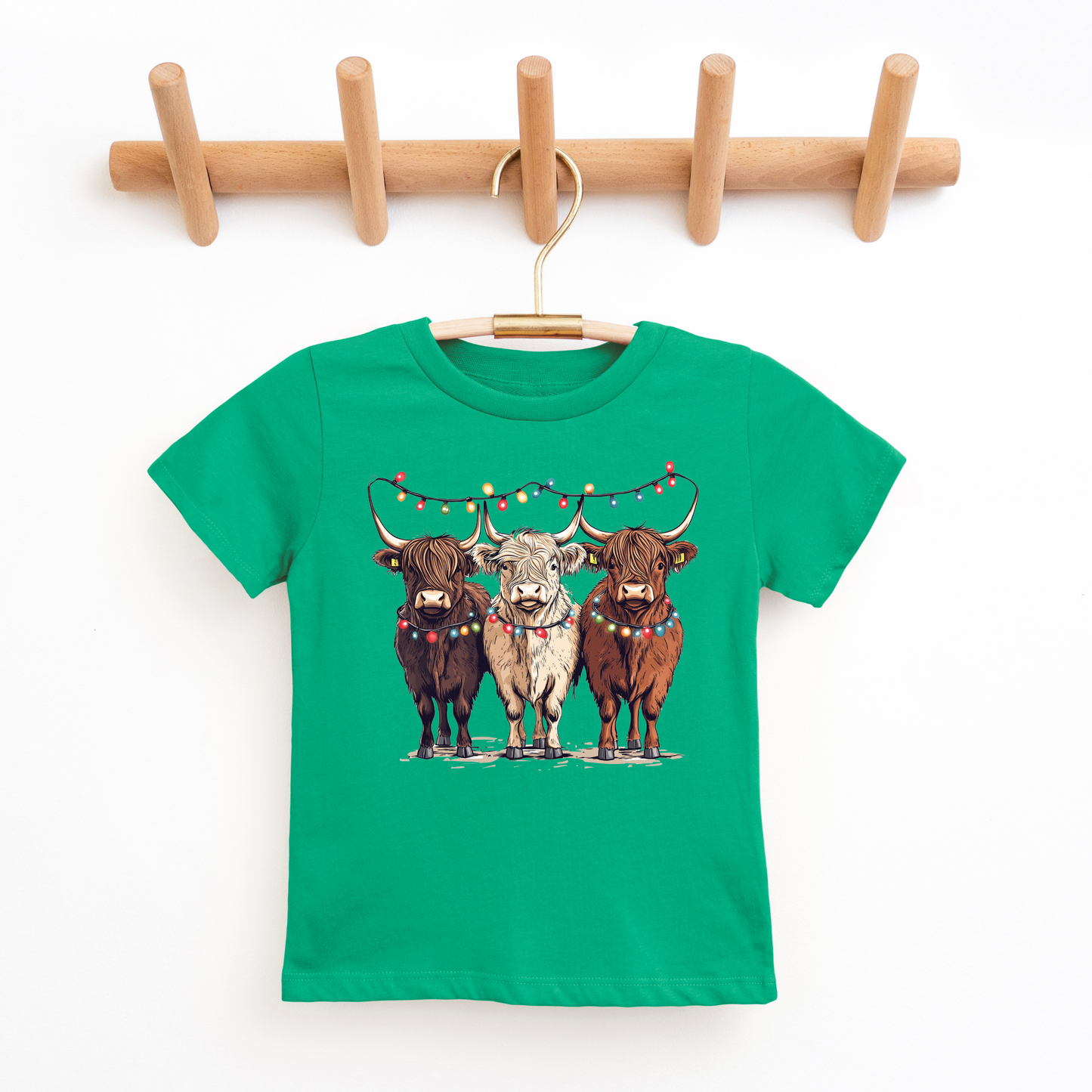 Toddler Christmas Cow Youth & Toddler Graphic Tee