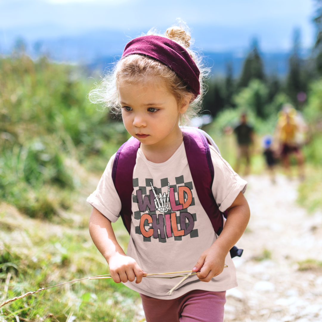 Wild Child Mauves Toddler Graphic Tee