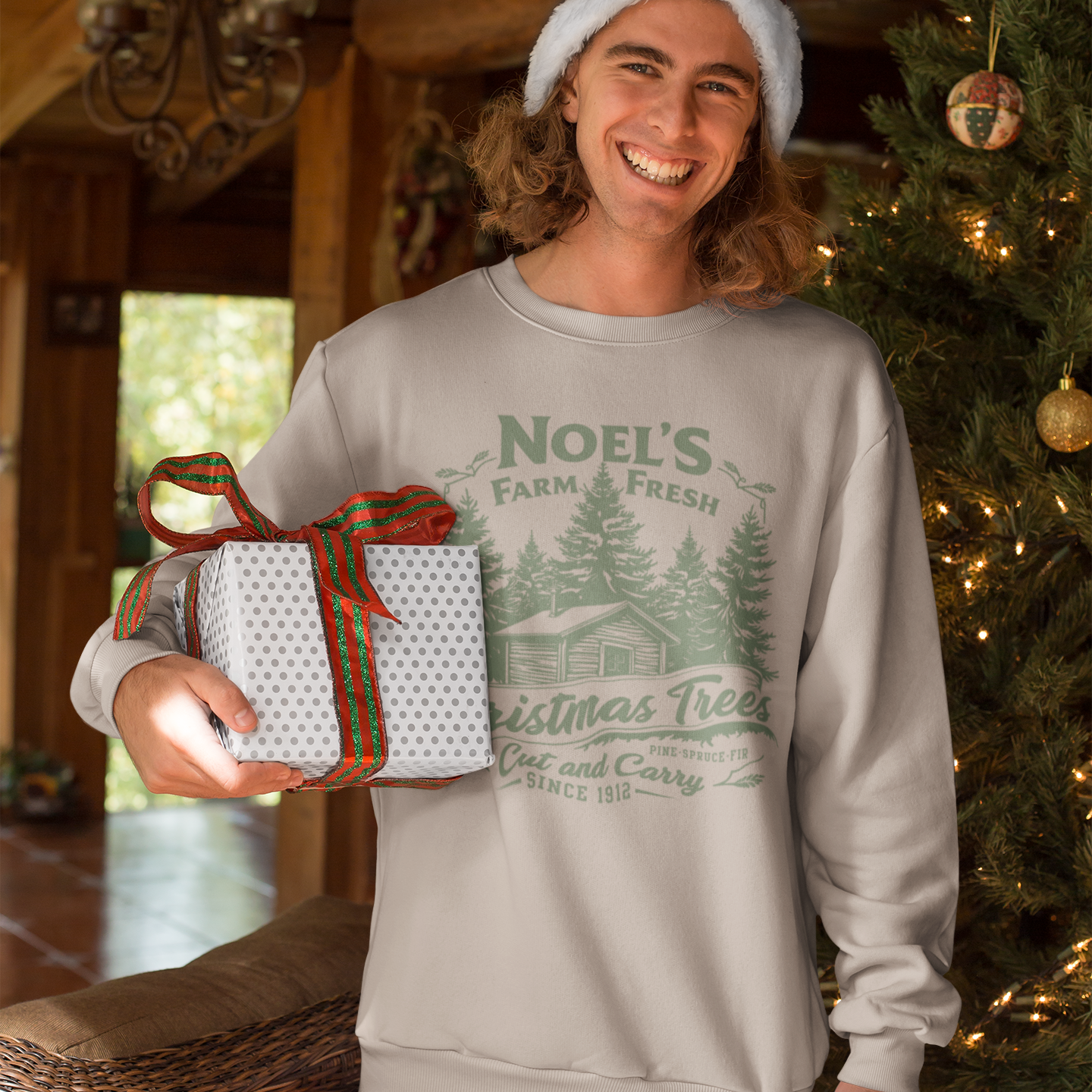 Noel’s Farm Fresh Trees Graphic Sweatshirt