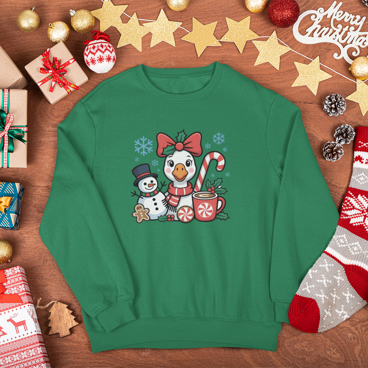 Mom & Me Goose Duo Adult Graphic Sweatshirt