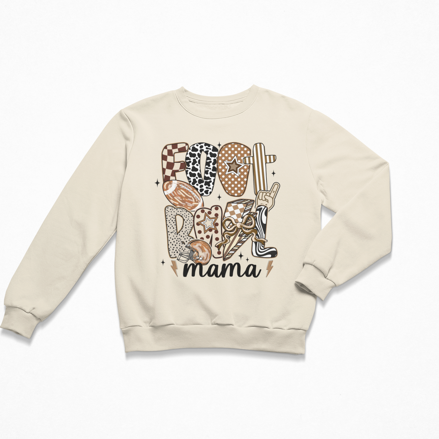 Football Mama Graphic Sweatshirt