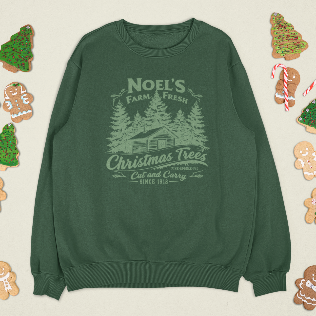 Noel’s Farm Fresh Trees Graphic Sweatshirt