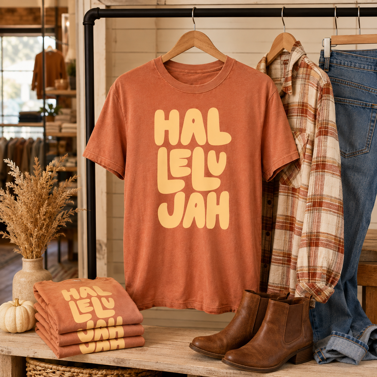 Hallelujah Adult Graphic Tee