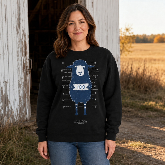 The 99 Graphic Sweatshirt – classic black crewneck