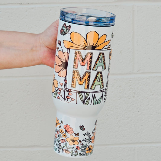 Blooming Mama 40oz Tumbler