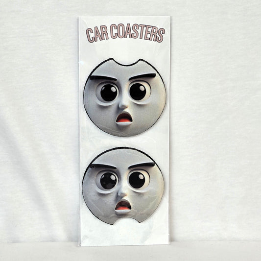 Shocked & Parked Car Coaster