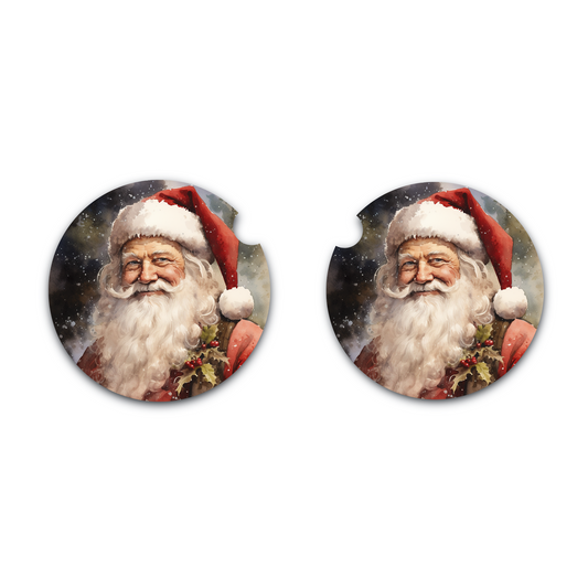 Classic Santa Claus Car Coaster