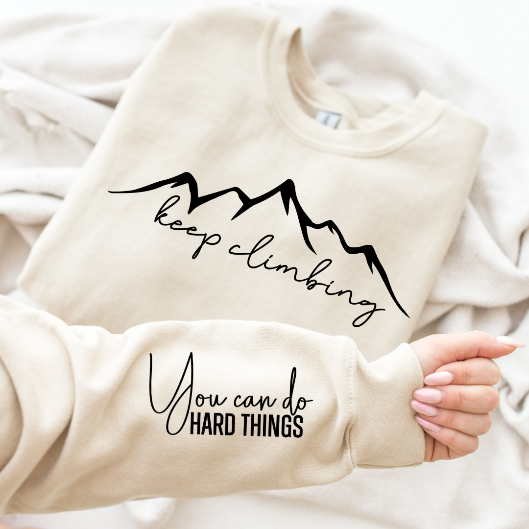 Keep Climbing Graphic Sweatshirt