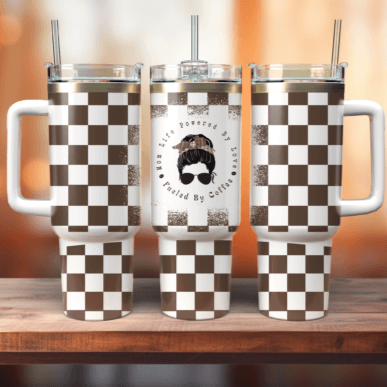Fueled By Coffee 40 oz Tumbler