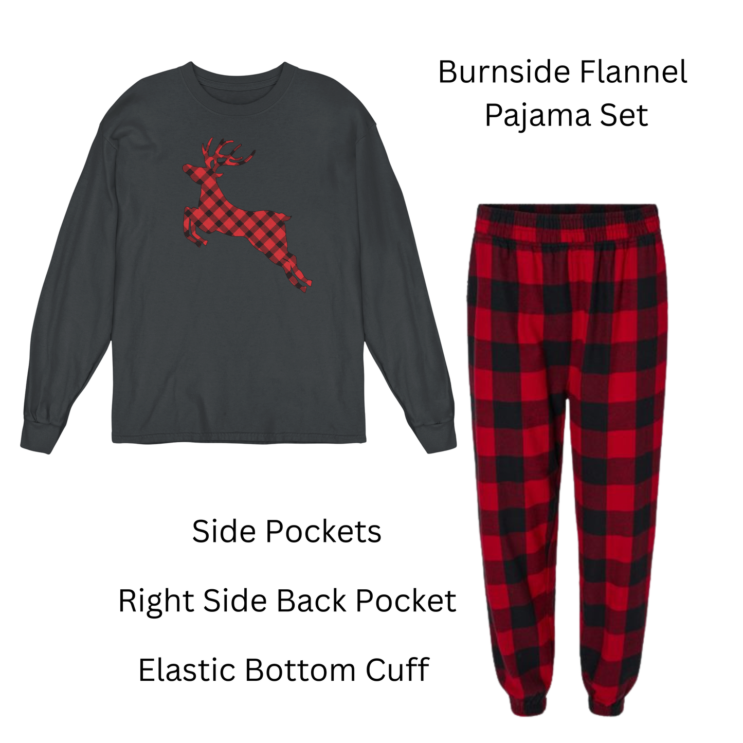 Plaid & Pine Family Pajamas - Dad Set