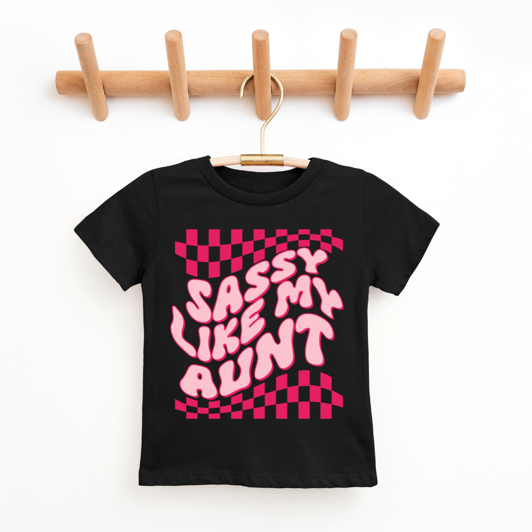 Sassy Like My Aunt Youth & Toddler Graphic Tee