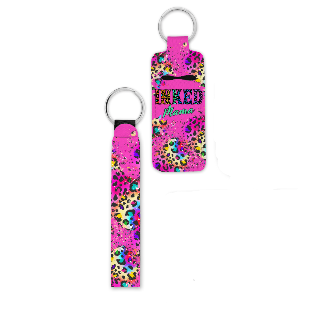 Inked Mama Chapstick Keychain Holder