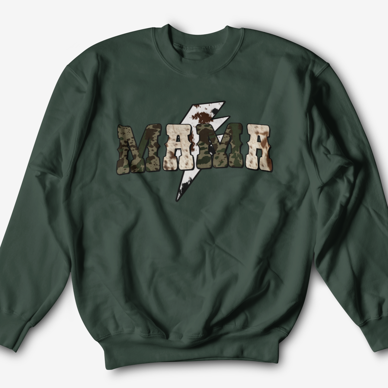 Cowhide Mama Graphic Sweatshirt