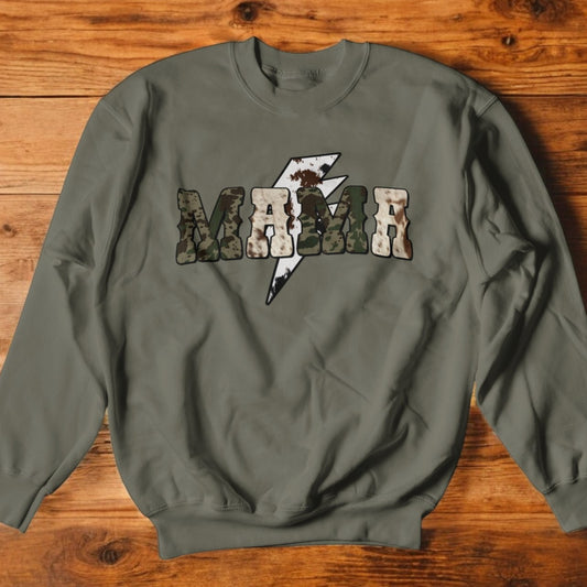 Cowhide Mama Graphic Sweatshirt