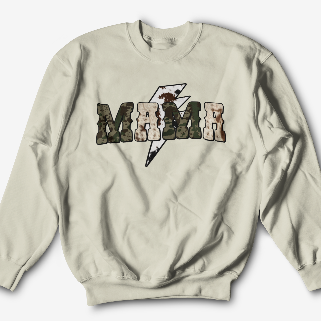 Cowhide Mama Graphic Sweatshirt