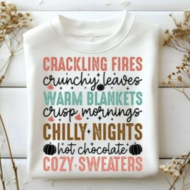 Fall Vibes Graphic Sweatshirt – Cozy Autumn Pullover with Seasonal Sayings