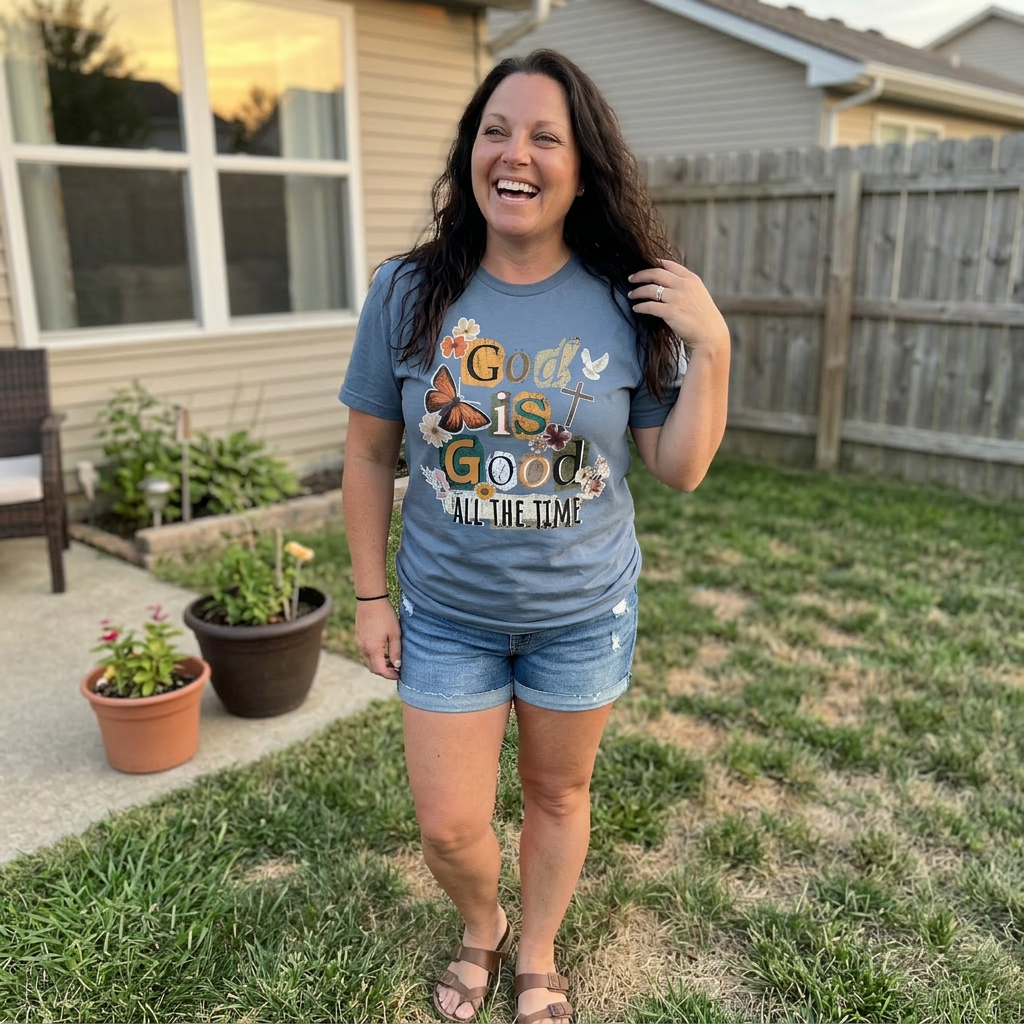 God Is Good All The Time Adult Graphic Tee