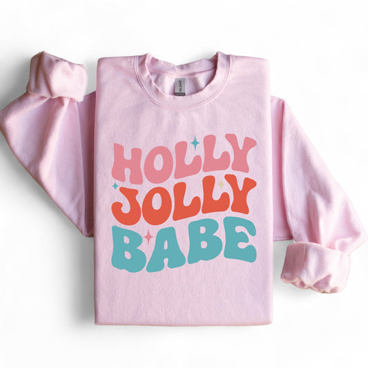 Holly Jolly Babe Graphic Sweatshirt