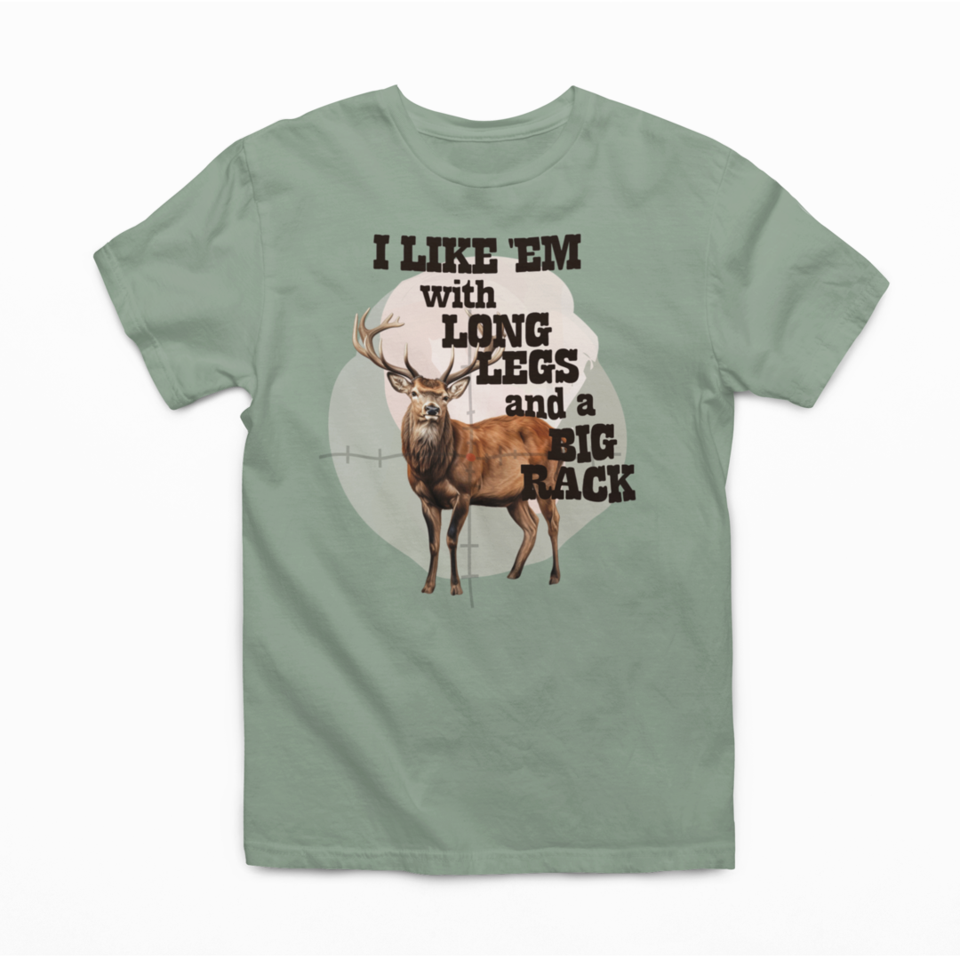 I Like Them With Long Legs And A Big Rack Graphic Tee