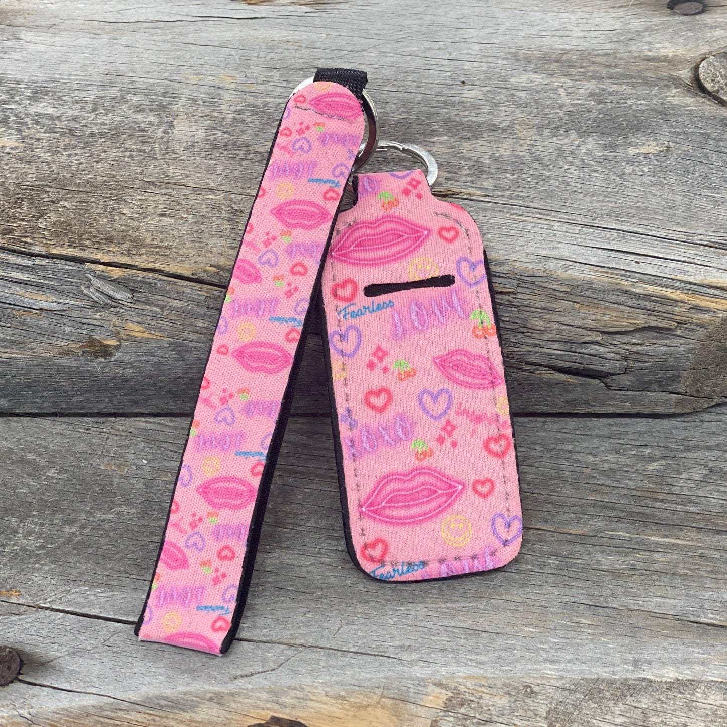 Lover Chapstick Keychain Holder