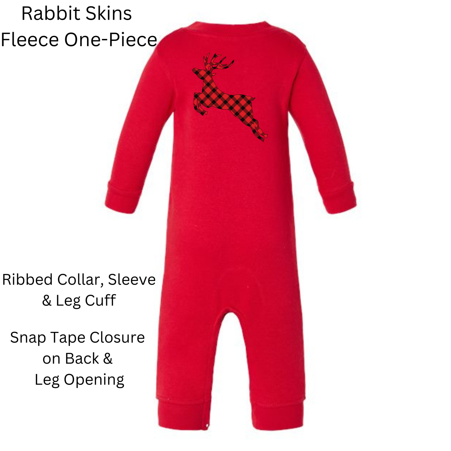 Plaid & Pine Family Pajamas - Boys Infant Fleece One-Piece