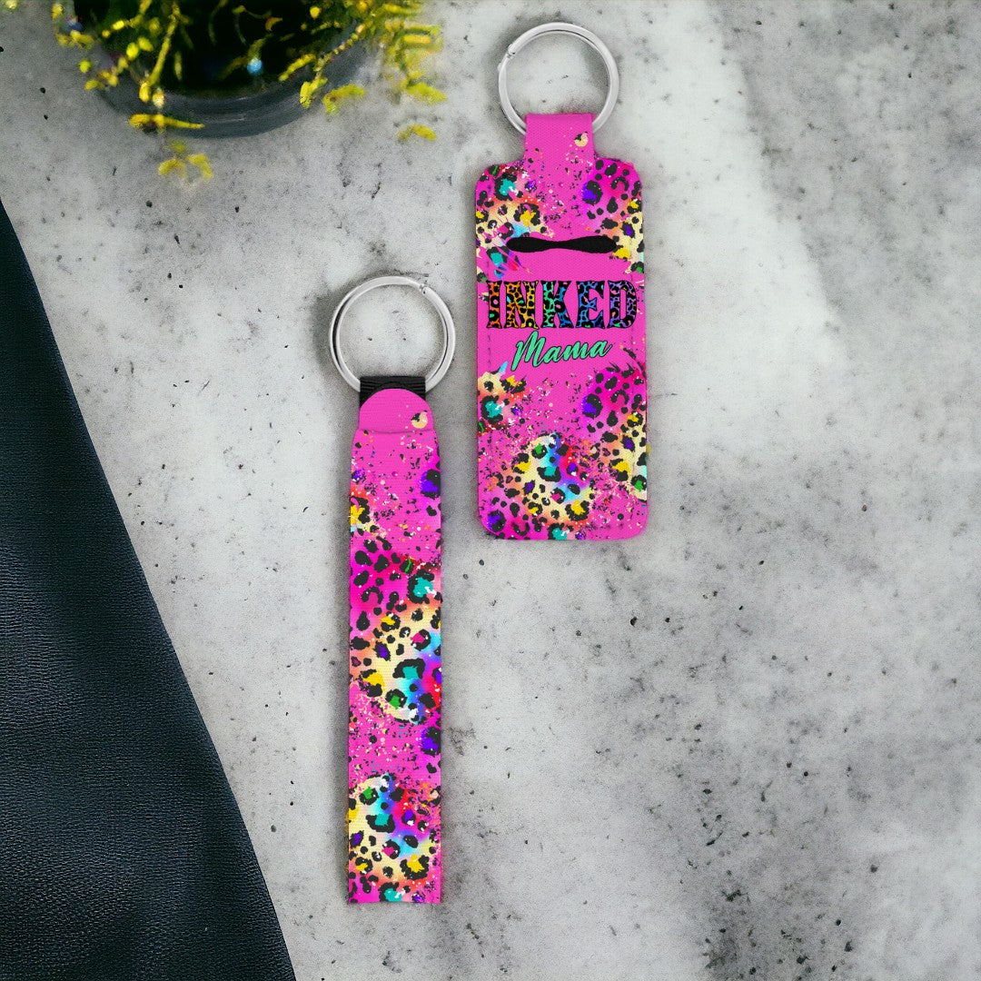 Inked Mama Chapstick Keychain Holder