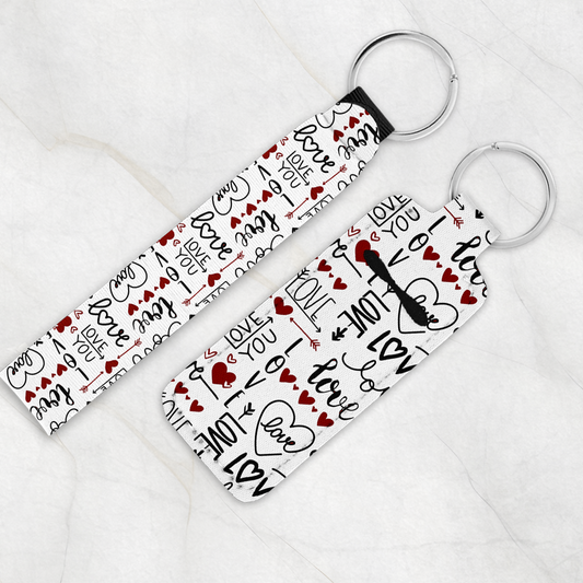 Love Note Chapstick Keychain