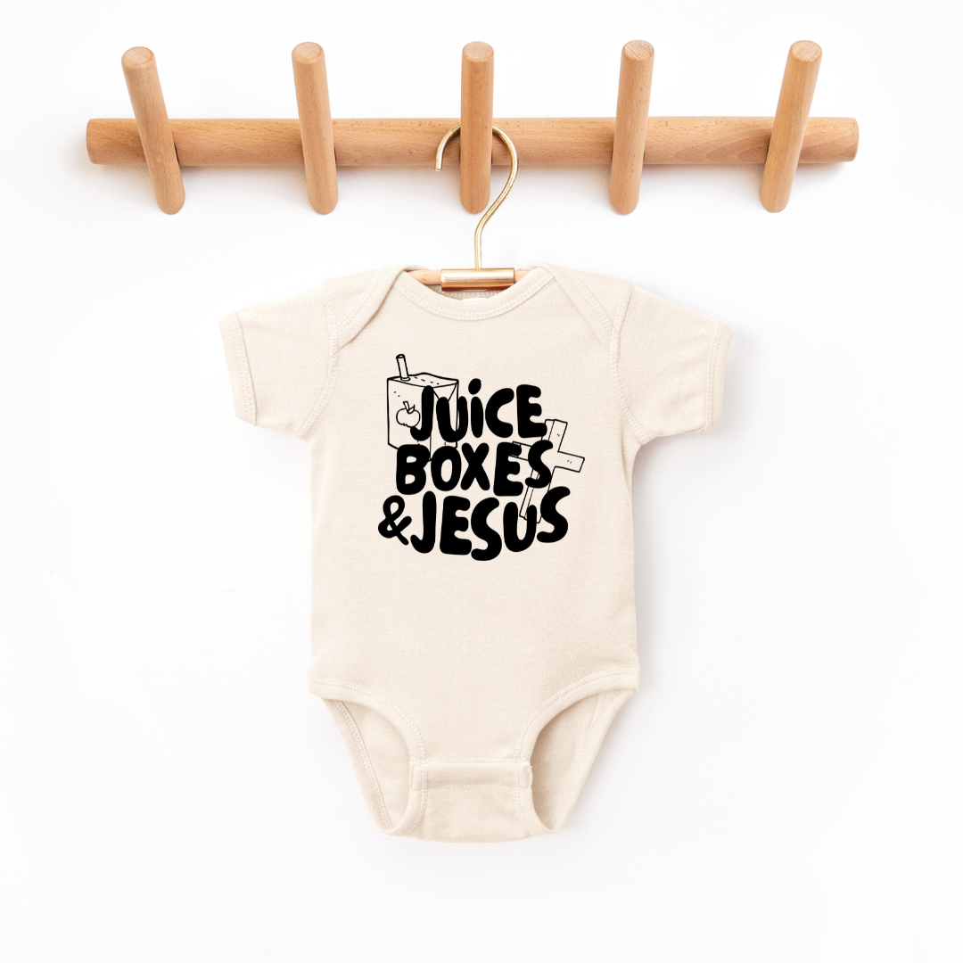 Juice Boxes & Jesus Infant Bodysuit