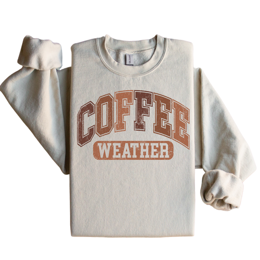 Coffee Weather Graphic Sweatshirt