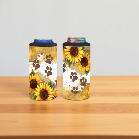 Sunflower Paw Parade 4-in-1 Can Cooler Cup