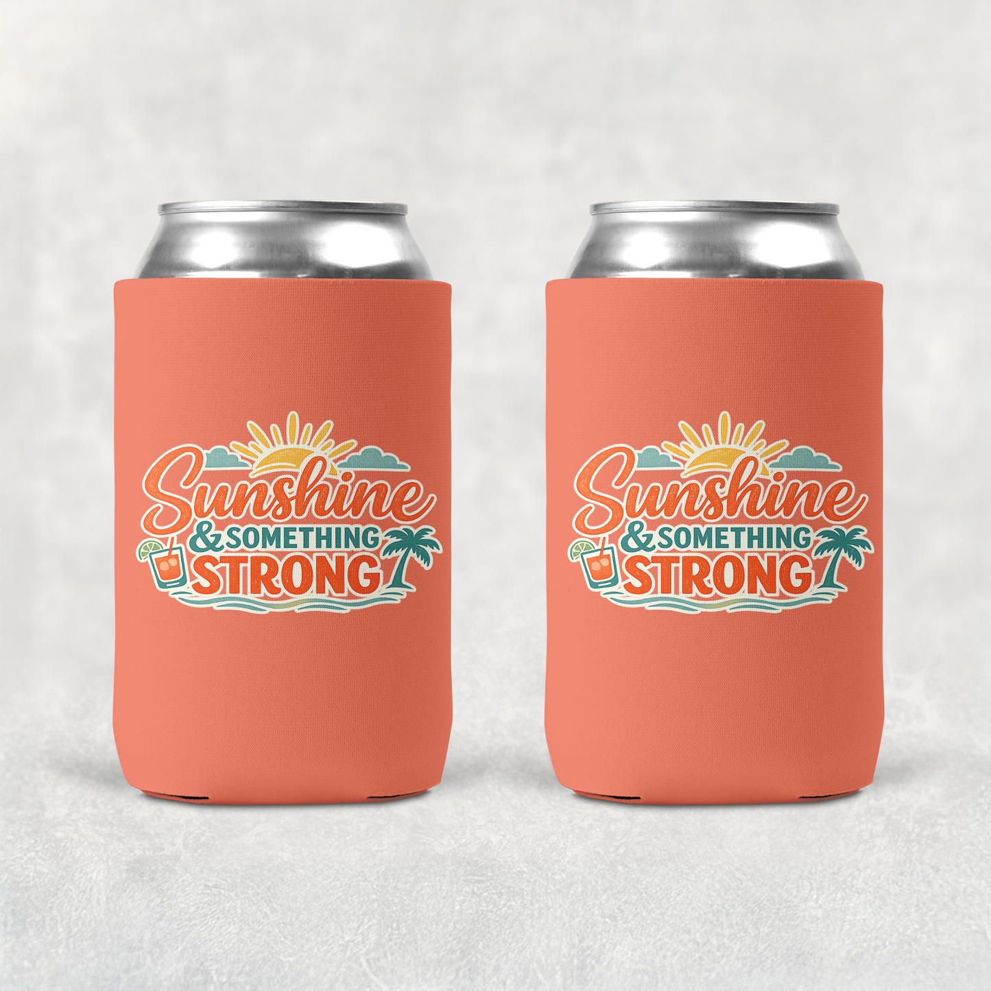 Sunshine Neoprene Can Cooler