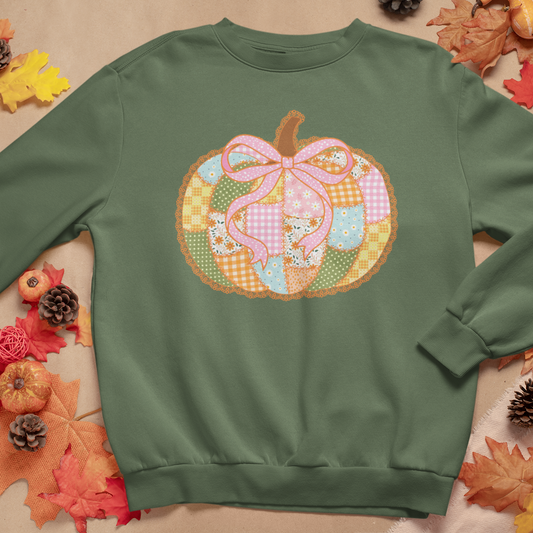 Fall In Stitches Graphic Sweatshirt