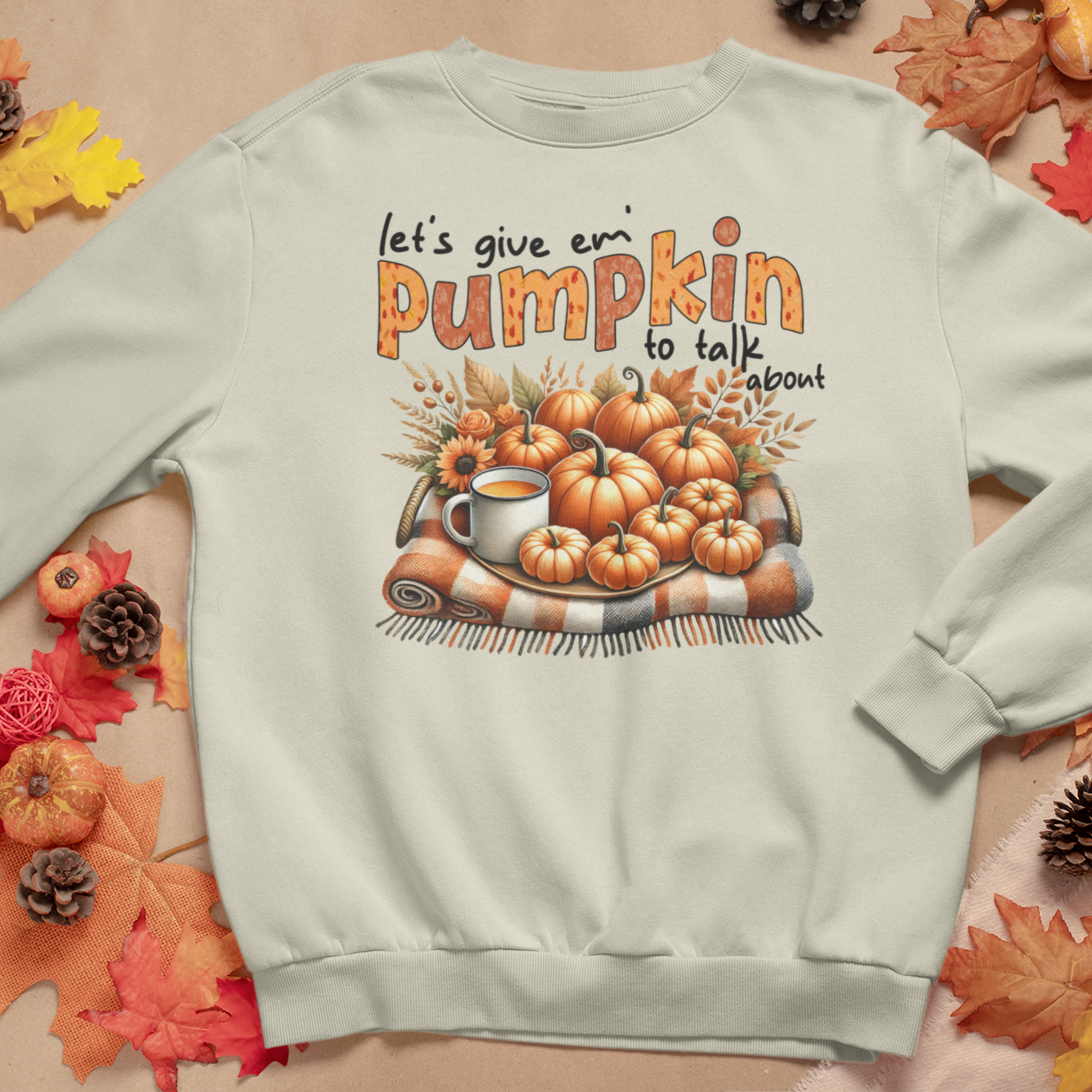 Pumpkin Talk Graphic Sweatshirt