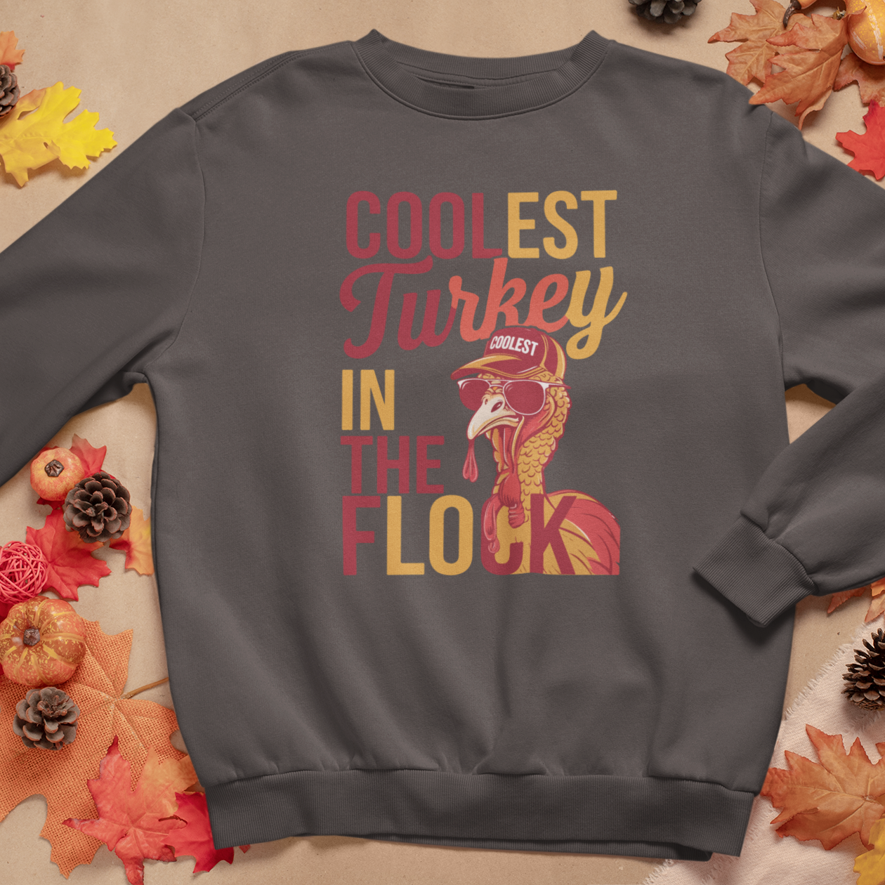 Coolest Turkey Graphic Sweatshirt