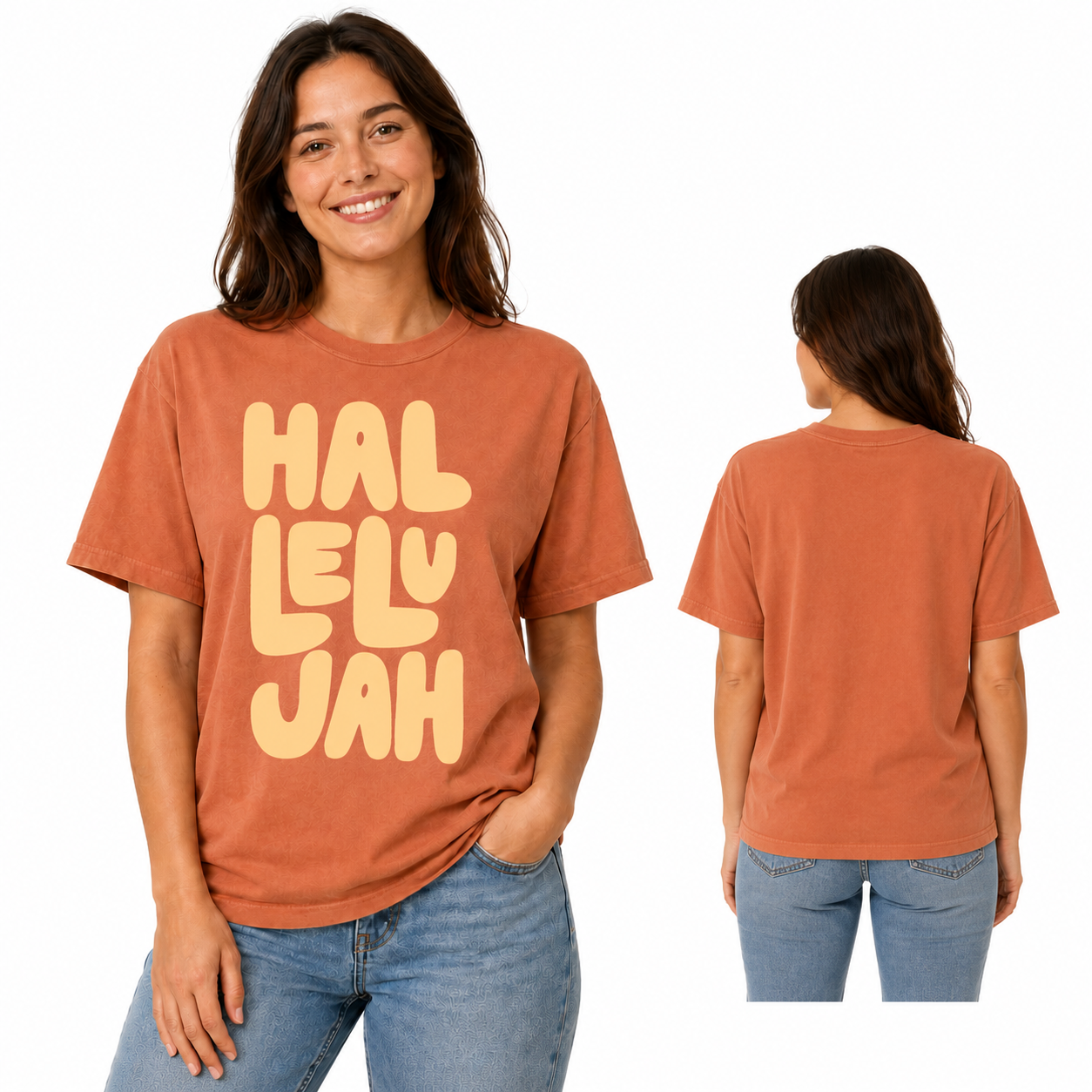 Hallelujah Adult Graphic Tee